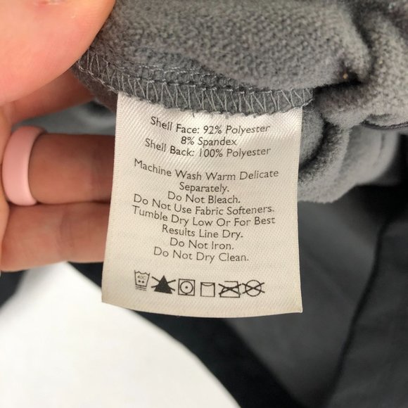 Eddie Bauer Black Softshell Jacket Men's Size Small Fleece Lined Full Zip - Picture 8 of 10